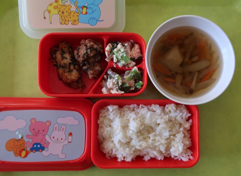 1月12日(水)の給食です ノートルダム清心女子大学附属幼稚園